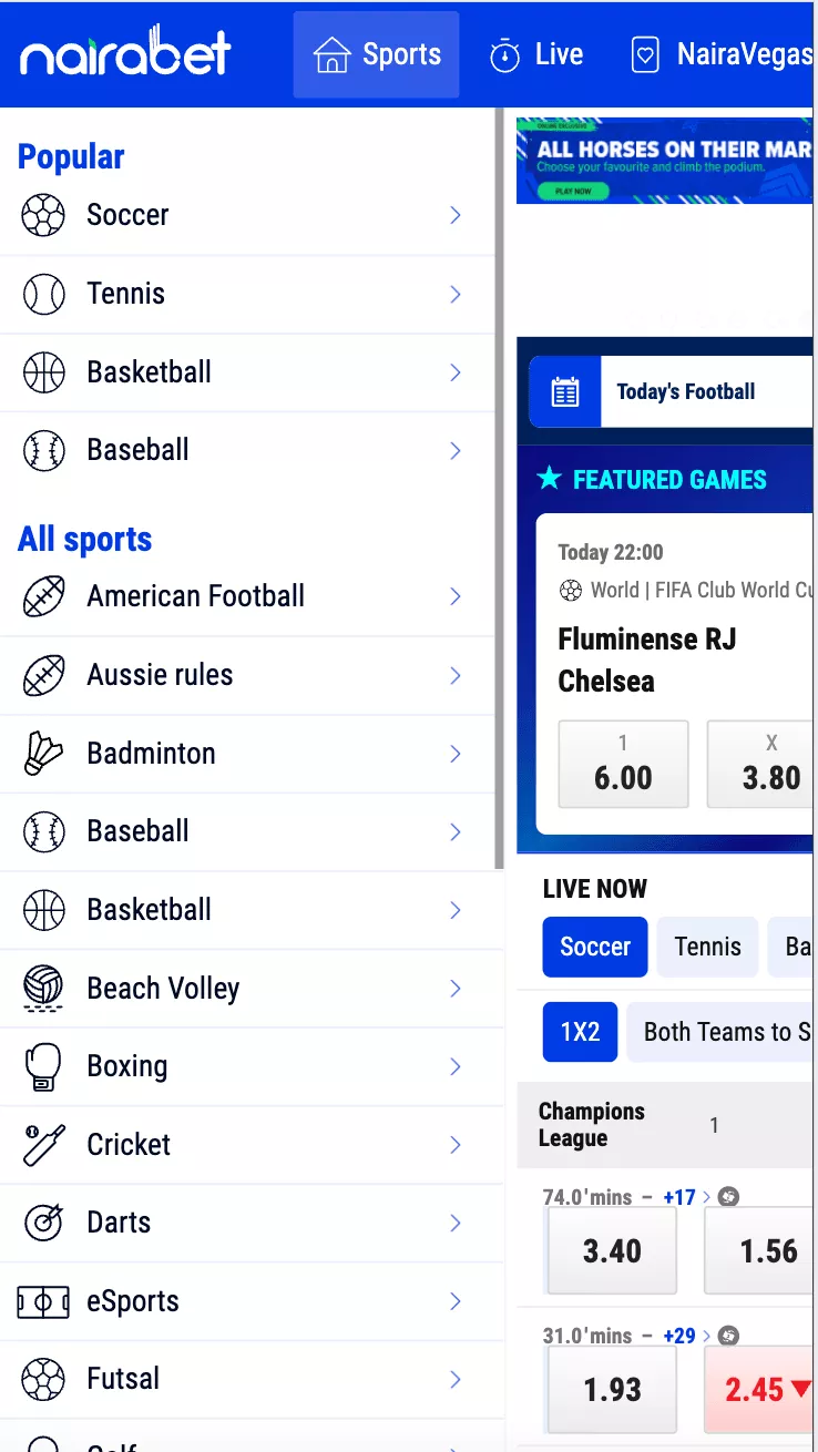NairaBet app Download